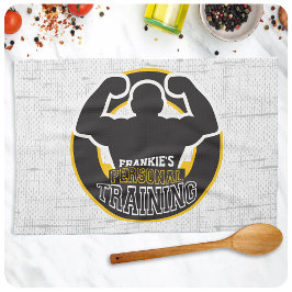 Anpassningsbar för nätträningsfunktion för GYM-trä Kökshandduk