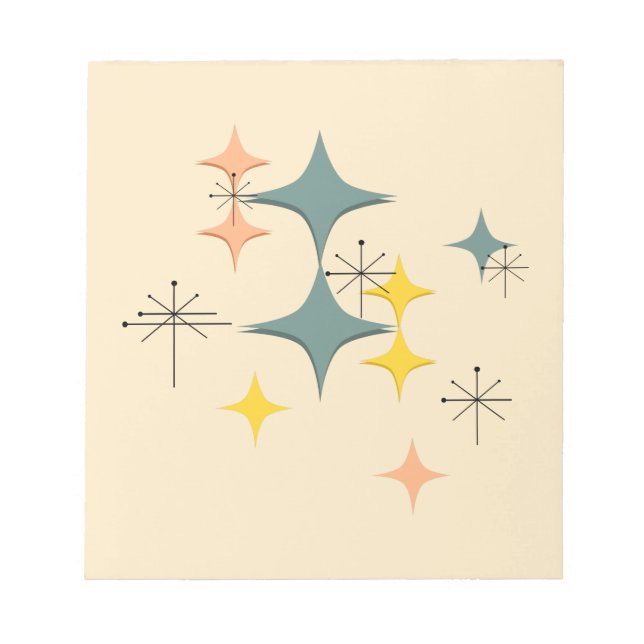 Anpassningsbar för nutida ames atomstjärnor anteckningsblock (Framsida)