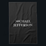 Anpassningsbar för oformaterad, svart, vit Personl Kökshandduk<br><div class="desc">Du säger att en svart bakgrund inte skulle vara bra? Tänka igen. Svarta är alltid färg av smak och ädelhet. Det är ett av de mest öga-fångande och slående färg under historiens gång. Varför inte spegla din egen personlighet och smak för andra med denna unika designade mall?</div>