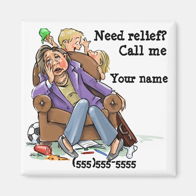 Anpassningsbar för påminnelse om magnet för bostad (Framsidan)