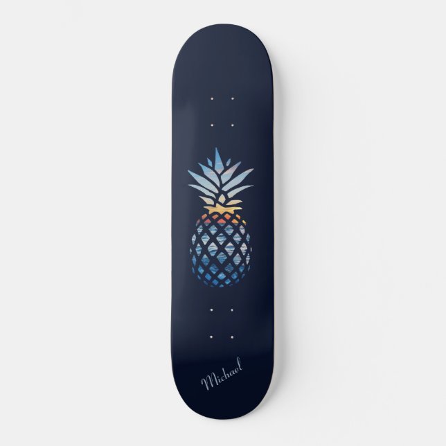Anpassningsbar för para-parananas mini skateboard bräda 18,5 cm (Framsida)