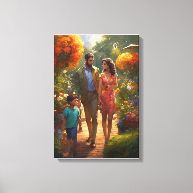 Anpassningsbar för personlig - Arbetsytekonst och  Canvastryck (Framsida)