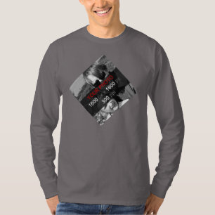 Anpassningsbar för personliga skapelser diagonal tee shirt