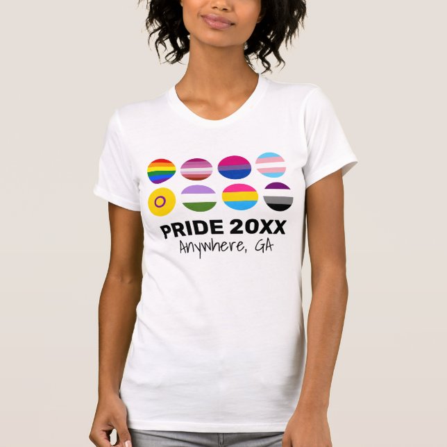 Anpassningsbar för Pridet Unity i HBT TQ+ Unity T Shirt (Framsida)