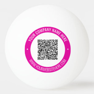 Anpassningsbar för QR-kodPing Pong Boll-exempel Pingisboll