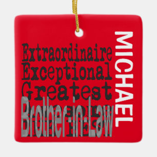 Anpassningsbar för rättshjälp julgransprydnad keramik