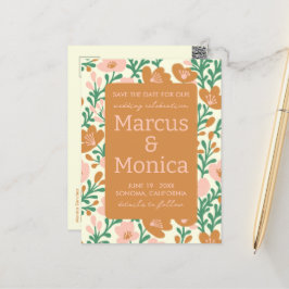 Anpassningsbar för Rosa av Grönt för Wildblomsterv Vykort