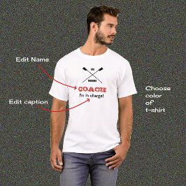 Anpassningsbar för roterande roddbuss t-shirt