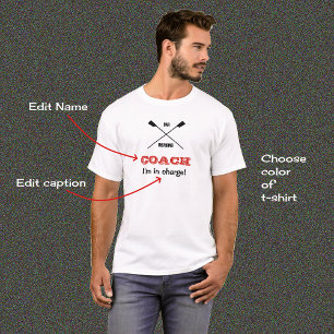 Anpassningsbar för roterande roddbuss t-shirt