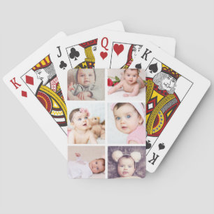 Anpassningsbar för sex fotoPersonliger Casinokort