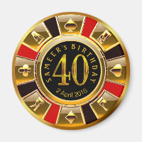 ANPASSNINGSBAR för Sheetal Vegas Casino Chip 40:e 