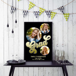 Anpassningsbar för signering av Guld Studentfest,  Poster