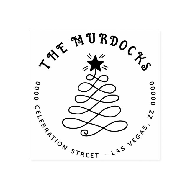 Anpassningsbar för självtryckande Returadress i ju Stämpel (Tryck)