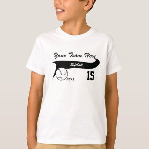 Anpassningsbar för Softball Team Tee