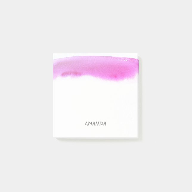 anpassningsbar för söt av vattenfärgsdesign efter  post-it block (Framsida)