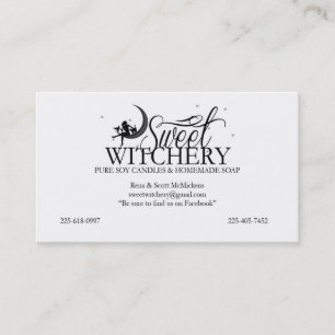 Anpassningsbar för söt Witchery Visitkort