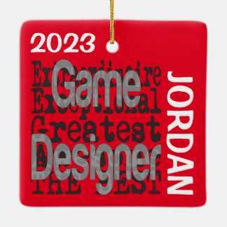 Anpassningsbar för Spame Designer Extraordinaire Julgransprydnad Keramik