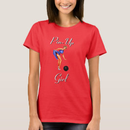 Anpassningsbar för Sportkläder Pin-Up Girl T Shirt