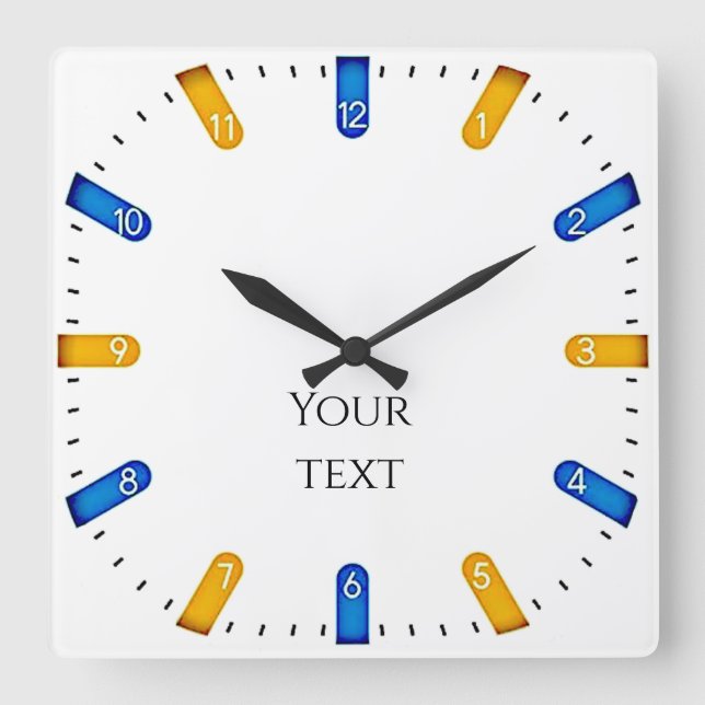 Anpassningsbar för sportklocka fyrkantig klocka (Framsida)