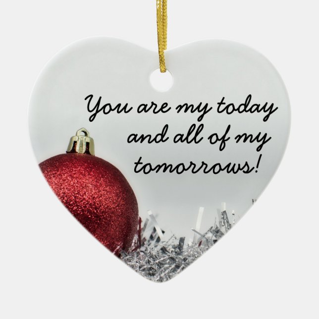 Anpassningsbar för Stephanie Julgransprydnad Keramik (Framsidan)