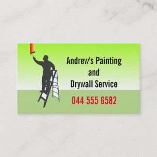 Anpassningsbar för Stucco Painting Painter Drywall Visitkort