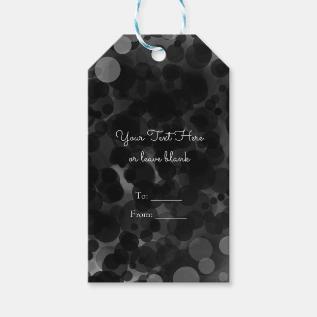 Anpassningsbar för svartvita punkter med modern Ch Presentetikett (Framsidan)