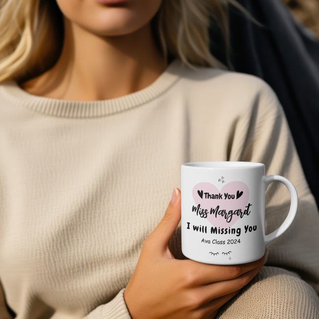 Anpassningsbar för Tack för lärarbedömning Kaffemugg (Skapare uppladdad)