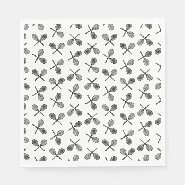 Anpassningsbar för tennis Rackets BACKGROUND FÄRG Pappersservett (Framsidan)