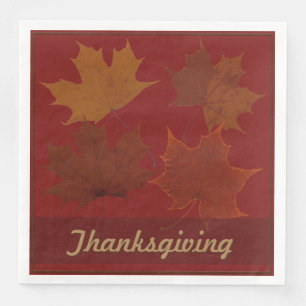 Anpassningsbar för Thanksgiving i Säsong 4 Höst Pappersservett