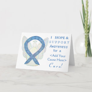 Anpassningsbar för Thyroid Paisley Awareness Ribbo Kort