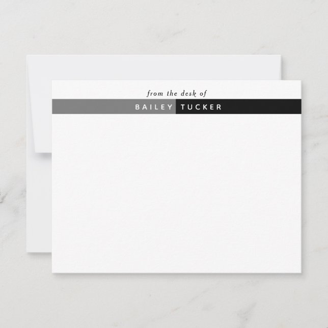 Anpassningsbar för två Färg-band, privat eller Pro Anteckningskort (Framsida)