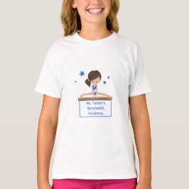 Anpassningsbar för unga Gymnast Academy School Cla T Shirt