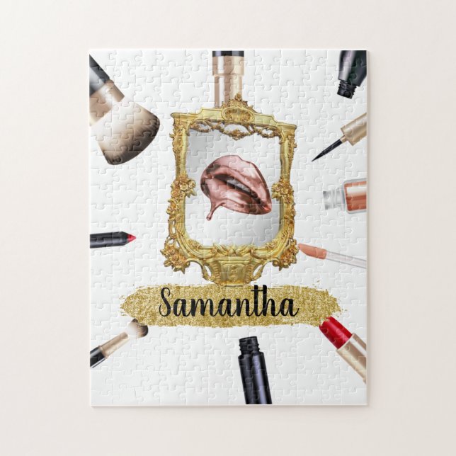 Anpassningsbar för vacker makeup Beauty Elegant Ch Pussel (Vertikal)