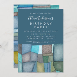 Anpassningsbar för vattenfärgskonst, Födelsedagsfe Inbjudningar