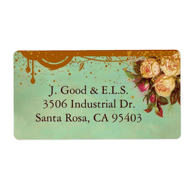 Anpassningsbar för Victorian Ro Elegant Fraktsedel (Framsidan)