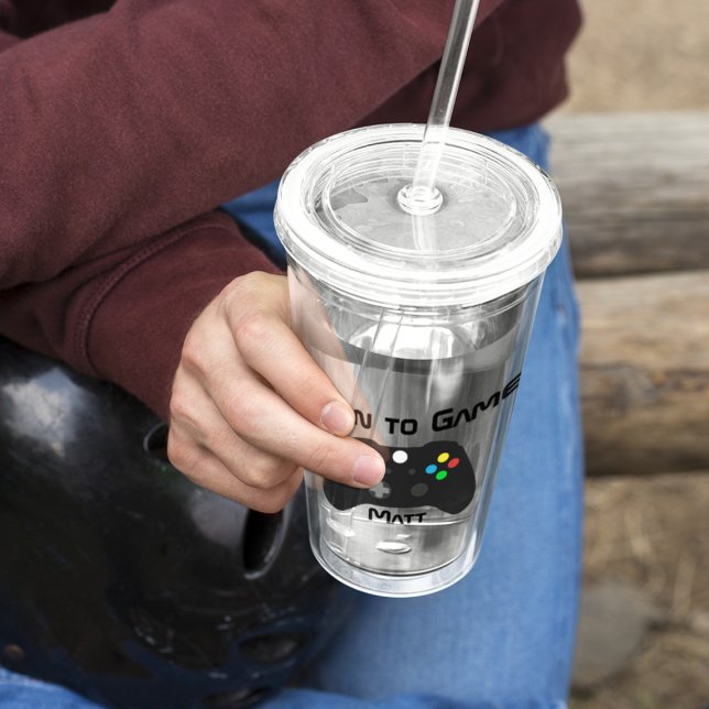 Anpassningsbar för videospel take away mugg (Skapare uppladdad)