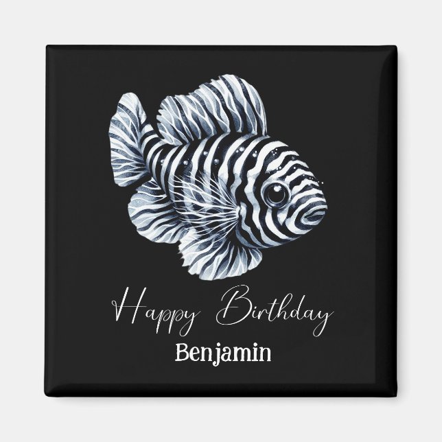 Anpassningsbar för zebrafisk magnet (Framsidan)