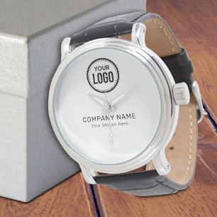 Anpassningsbar Företagets Logotyp och plats med sä Armbandsur