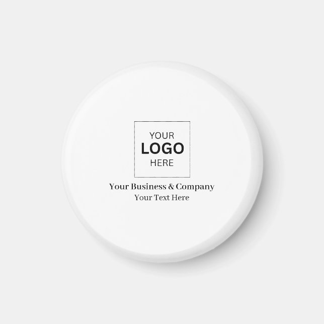 Anpassningsbar företagslogomal magnet (Framsidan)