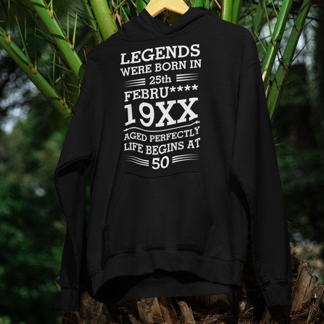 Anpassningsbar förklarades vid månatlig ålder hoodie (Skapare uppladdad)