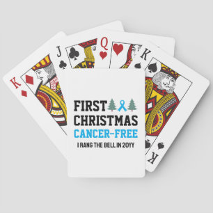 Anpassningsbar FÖRSTA CHRISTMAS prostatacancer-fri Casinokort