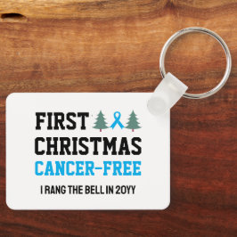 Anpassningsbar FÖRSTA CHRISTMAS prostatacancfria Nyckelring