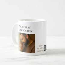 Anpassningsbar första Far-dagen Mugg med Anpassnin