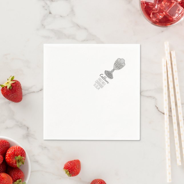 Anpassningsbar Första Heligan Kommuniunion Party Pappersservett (Insitu)