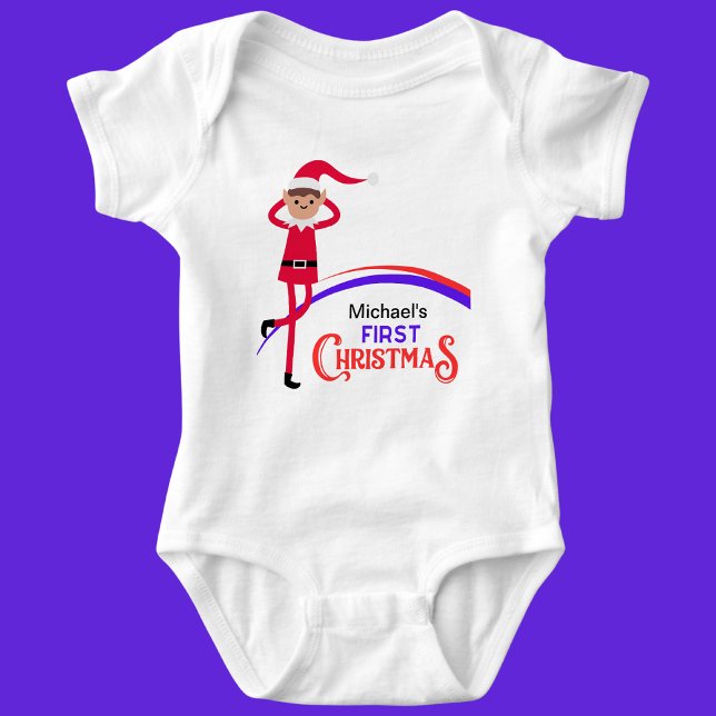 Anpassningsbar Första jul T Shirt (Skapare uppladdad)