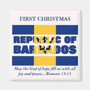Anpassningsbar Första julrepubliken Barbados Magne Magnet