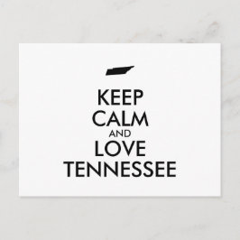 Anpassningsbar FORTSATT ATT VARA LUGN och ÄLSKA TE Vykort