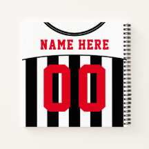 Anpassningsbar Fotboll Black & White Jersey