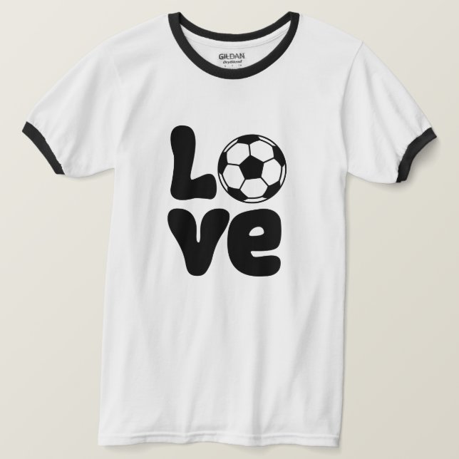 Anpassningsbar Fotboll Fläkt T-Shirt Cute Game Day (Design framsida)