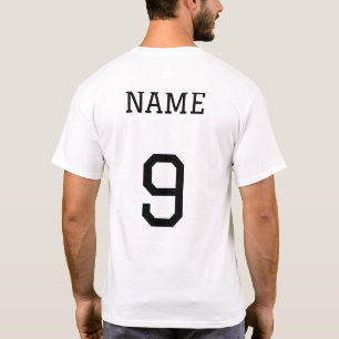 Anpassningsbar fotboll t shirt